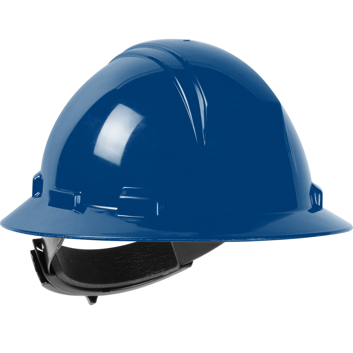 FULL BRIM HARD HAT TYPE 2 CLASS E - BLUE